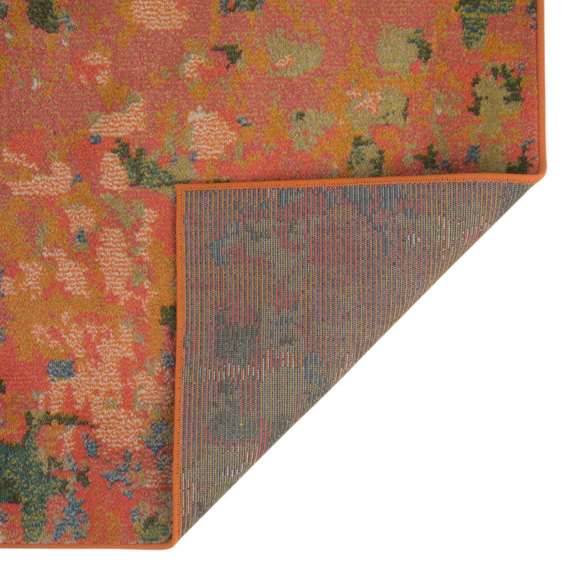 Sevilla Splendor Collection Area Rug - Alcazar Rectangle Orange lifestyle 28