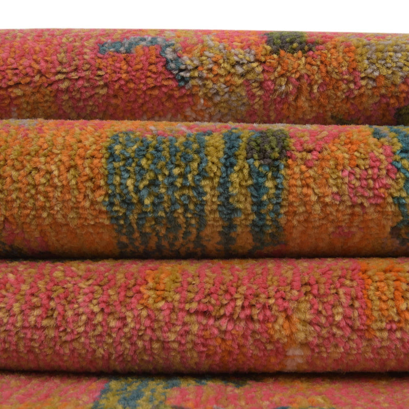 Sevilla Splendor Collection Area Rug - Alcazar Rectangle Orange lifestyle 44