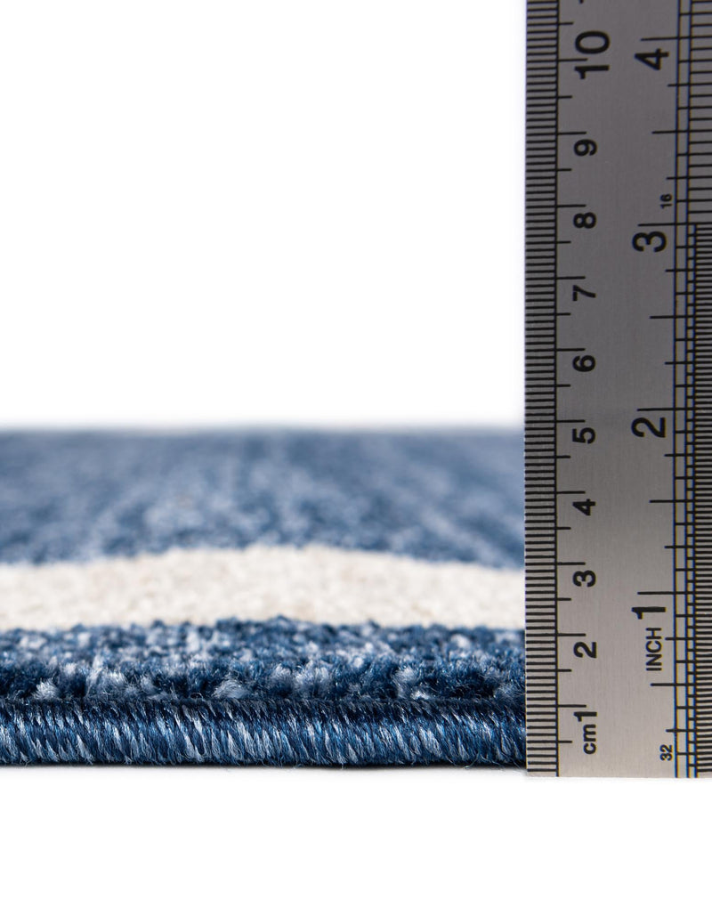 Studio Haven Collection Area Rug - Alcove (Navy Blue) Rectangle Navy Blue lifestyle 7