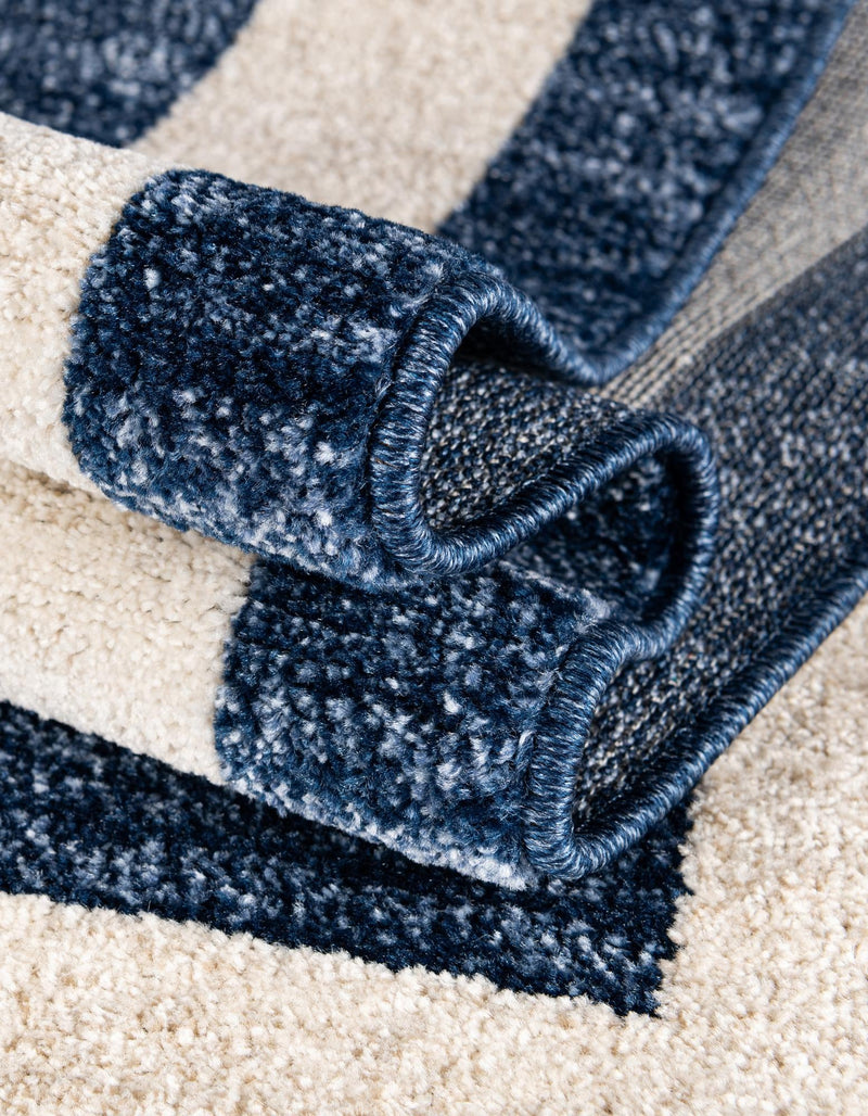 Studio Haven Collection Area Rug - Alcove (Navy Blue) Rectangle Navy Blue lifestyle 15
