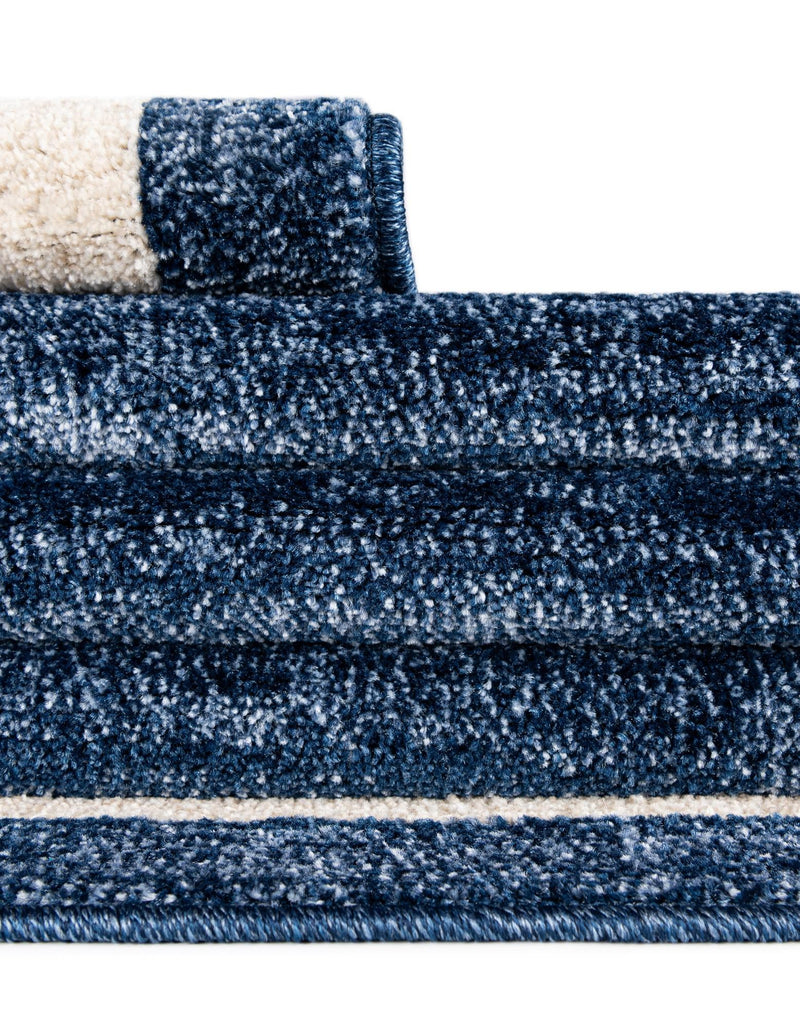 Studio Haven Collection Area Rug - Alcove (Navy Blue) Rectangle Navy Blue lifestyle 16