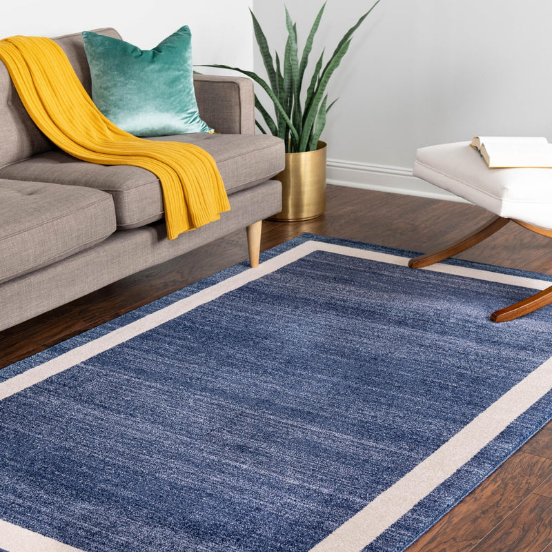Studio Haven Collection Area Rug - Alcove (Navy Blue) Rectangle Navy Blue lifestyle 19