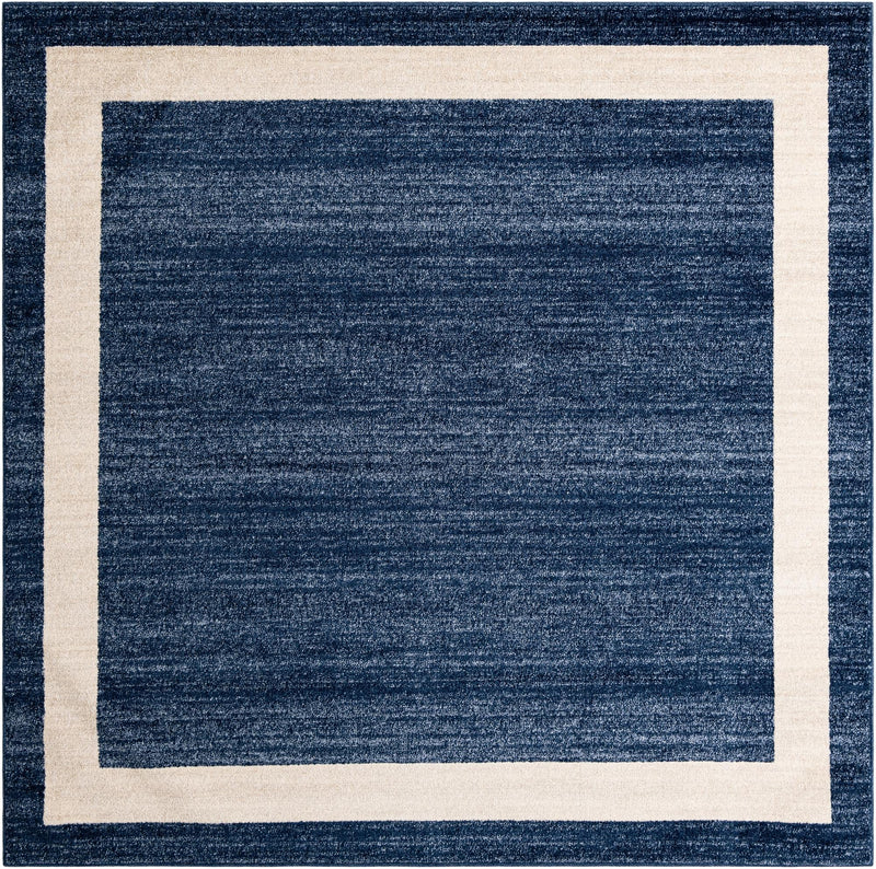 Studio Haven Collection Area Rug - Alcove (Navy Blue) Square Navy Blue lifestyle 20