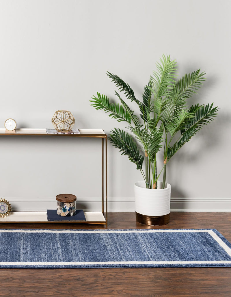 Studio Haven Collection Area Rug - Alcove (Navy Blue) Runner Navy Blue lifestyle 31