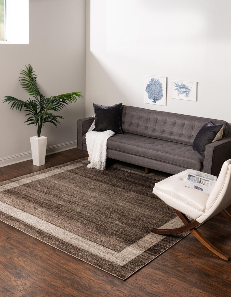 Studio Haven Collection Area Rug - Alcove (Light Brown) Square Light Brown lifestyle 23