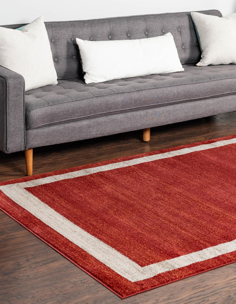Studio Haven Collection Area Rug - Alcove (Terracotta) Rectangle Terracotta lifestyle 3