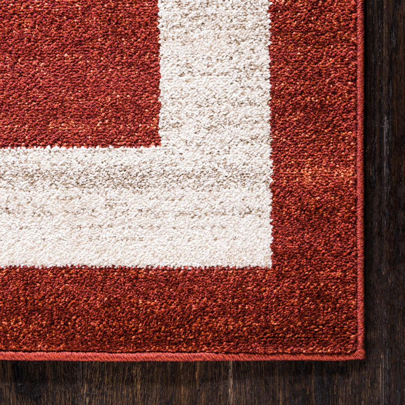Studio Haven Collection Area Rug - Alcove (Terracotta) Rectangle Terracotta lifestyle 9