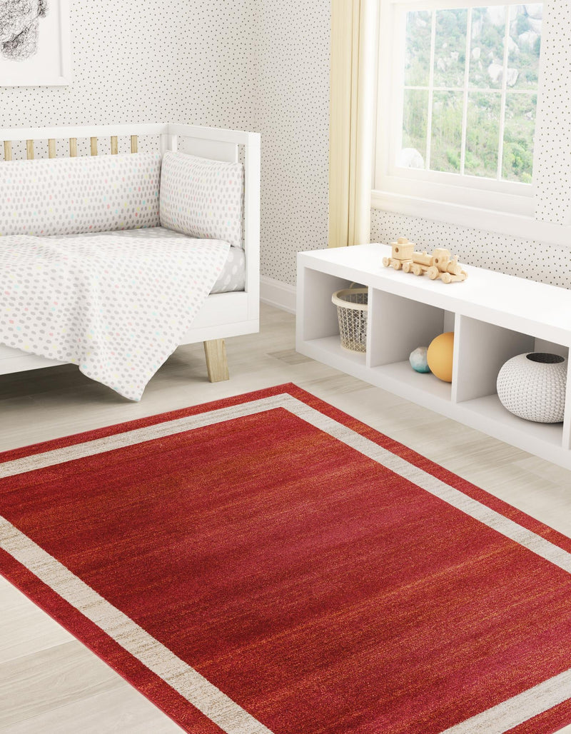 Studio Haven Collection Area Rug - Alcove (Terracotta) Rectangle Terracotta lifestyle 11