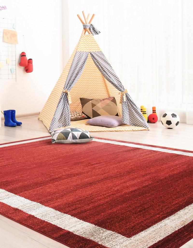 Studio Haven Collection Area Rug - Alcove (Terracotta) Rectangle Terracotta lifestyle 12