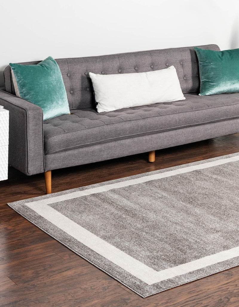Studio Haven Collection Area Rug - Alcove (Gray) Rectangle Gray lifestyle 3