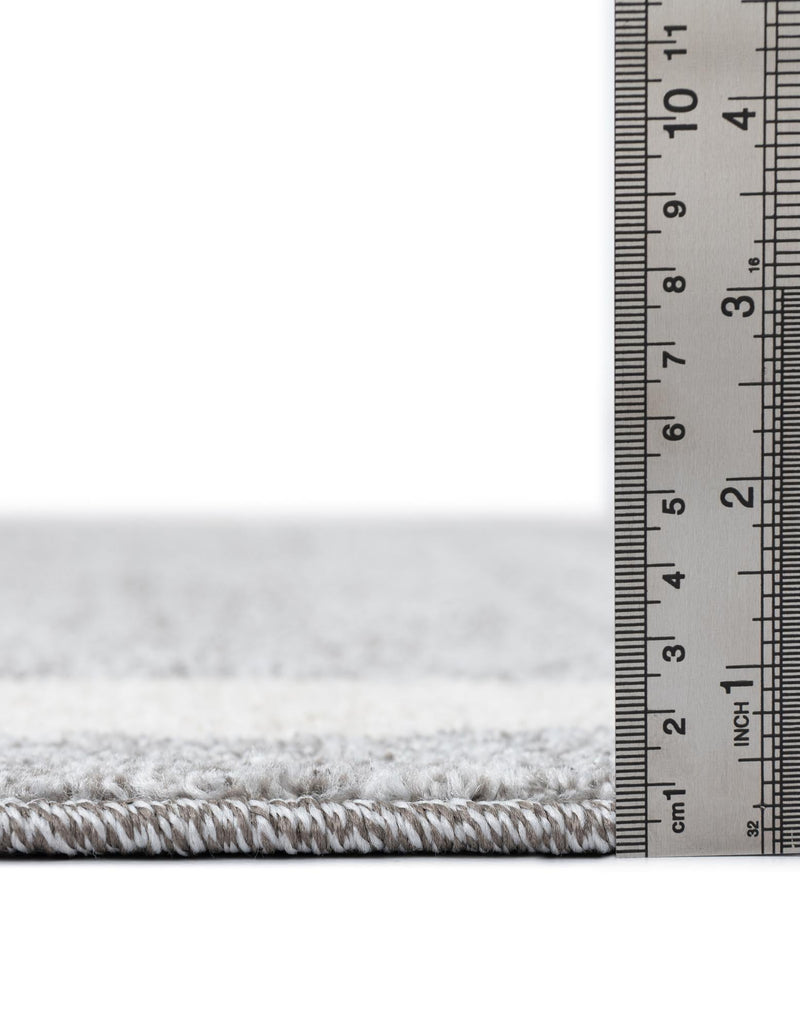 Studio Haven Collection Area Rug - Alcove (Gray) Rectangle Gray lifestyle 5