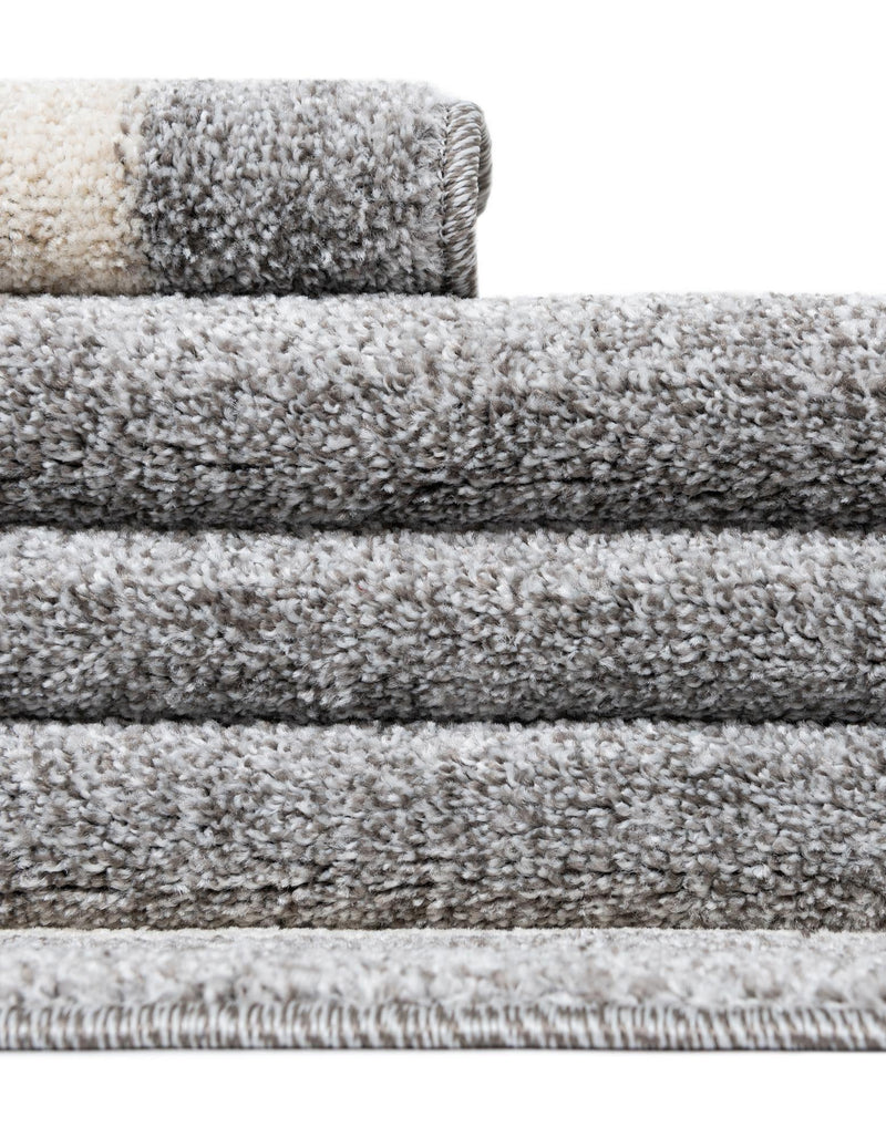 Studio Haven Collection Area Rug - Alcove (Gray) Rectangle Gray lifestyle 14