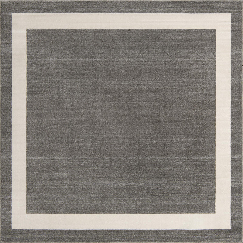 Studio Haven Collection Area Rug - Alcove (Gray) Square Gray lifestyle 16