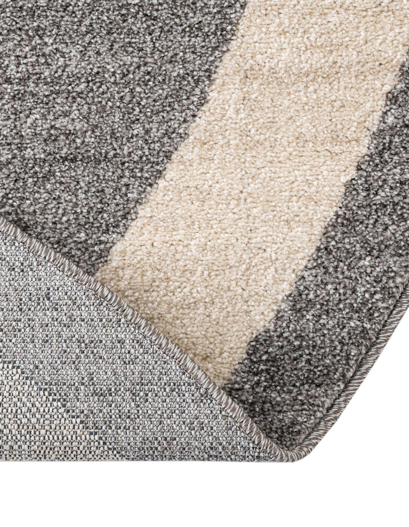 Studio Haven Collection Area Rug - Alcove (Gray) Round Gray lifestyle 44