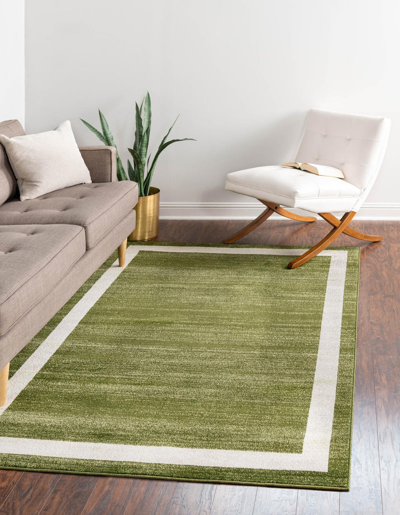 Studio Haven Collection Area Rug - Alcove (Green) Rectangle Green lifestyle 2
