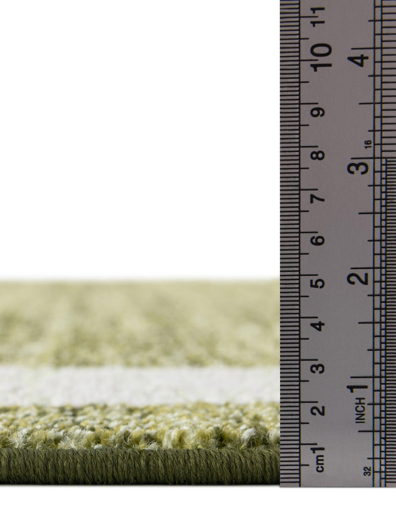 Studio Haven Collection Area Rug - Alcove (Green) Rectangle Green lifestyle 5