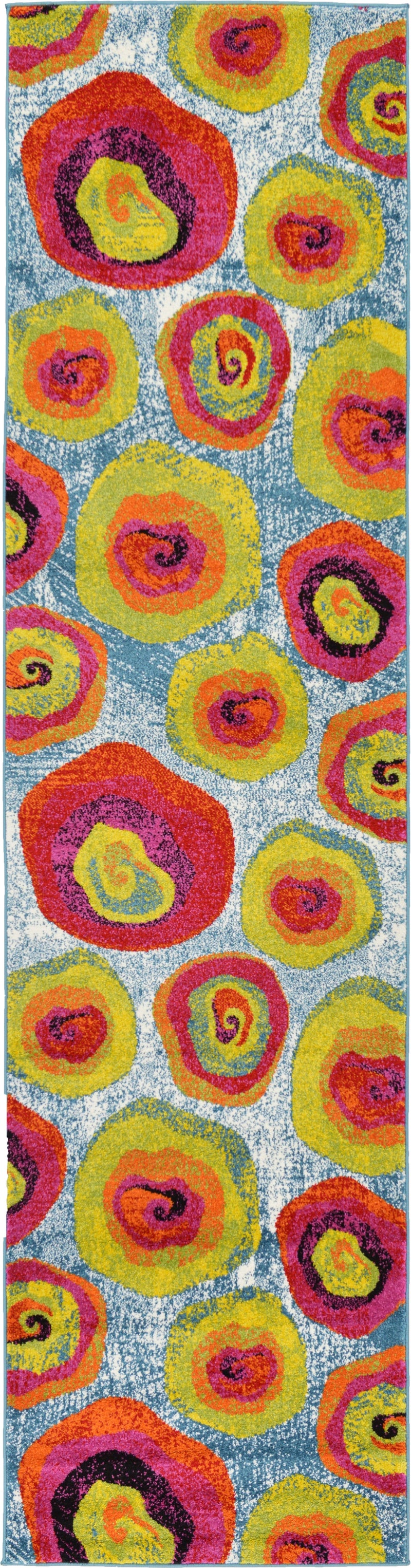 Venetian Elegance Collection Area Rug - Giudecca Runner Blue lifestyle 12