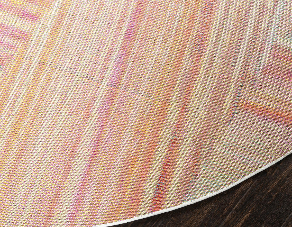 Venetian Elegance Collection Area Rug - Torcello Round Multi lifestyle 27