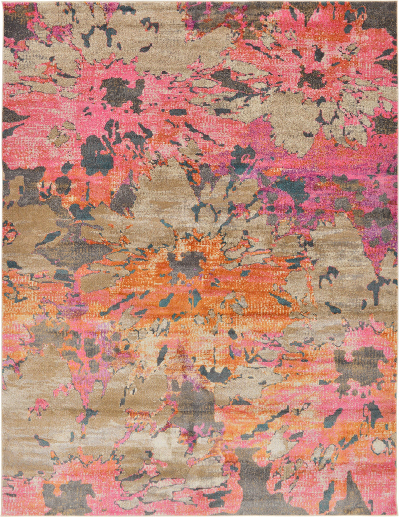 Serenade Oasis Collection Area Rug - Haven Rectangle Dark Beige Main