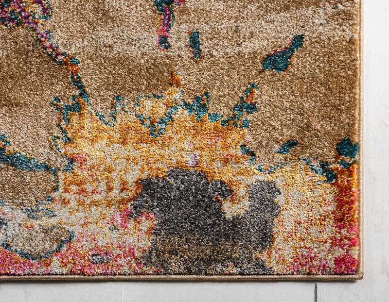 Serenade Oasis Collection Area Rug - Haven Rectangle Dark Beige lifestyle 10