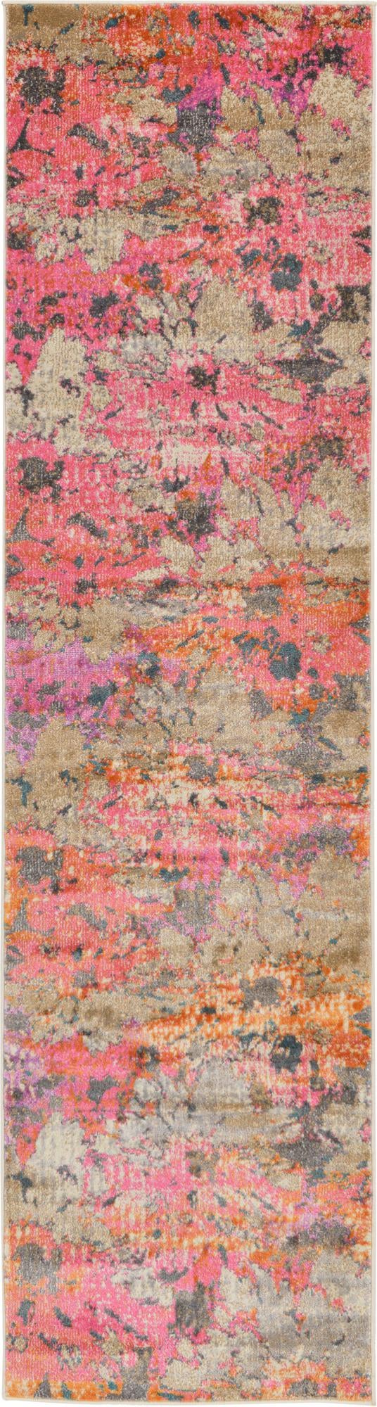 Serenade Oasis Collection Area Rug - Haven Runner Dark Beige lifestyle 13