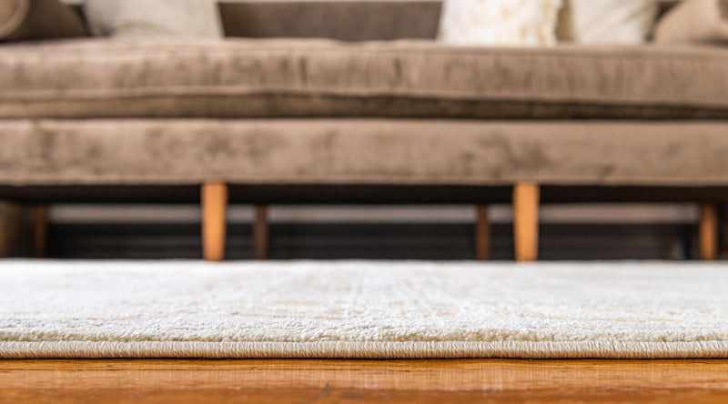 Serenade Oasis Collection Area Rug - Utopia Round Beige lifestyle 64