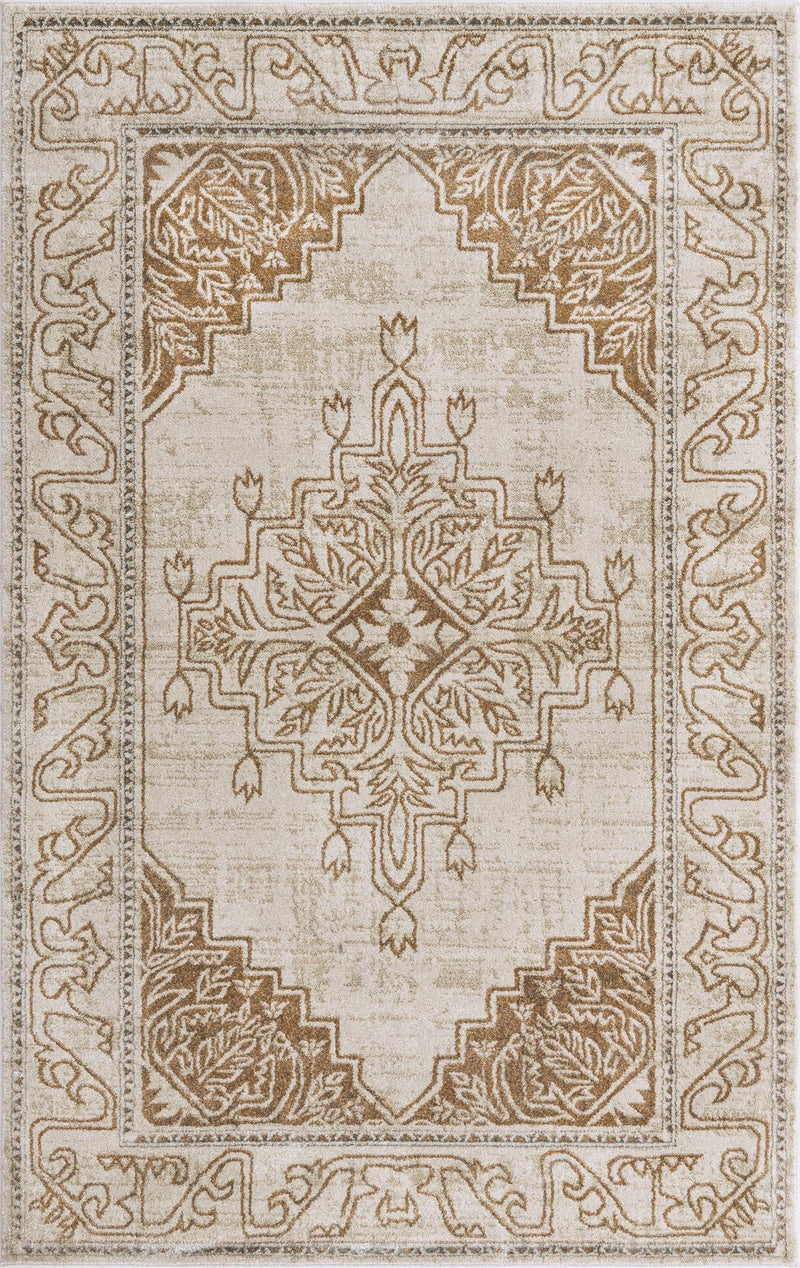 Serenade Oasis Collection Area Rug - Utopia Rectangle Beige Main