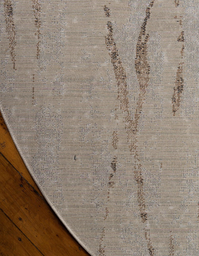 Serenade Oasis Collection Area Rug - Nirvana Round Beige lifestyle 38