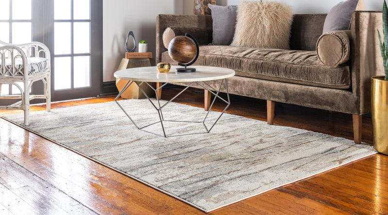 Serenade Oasis Collection Area Rug - Nirvana Rectangle Beige lifestyle 3