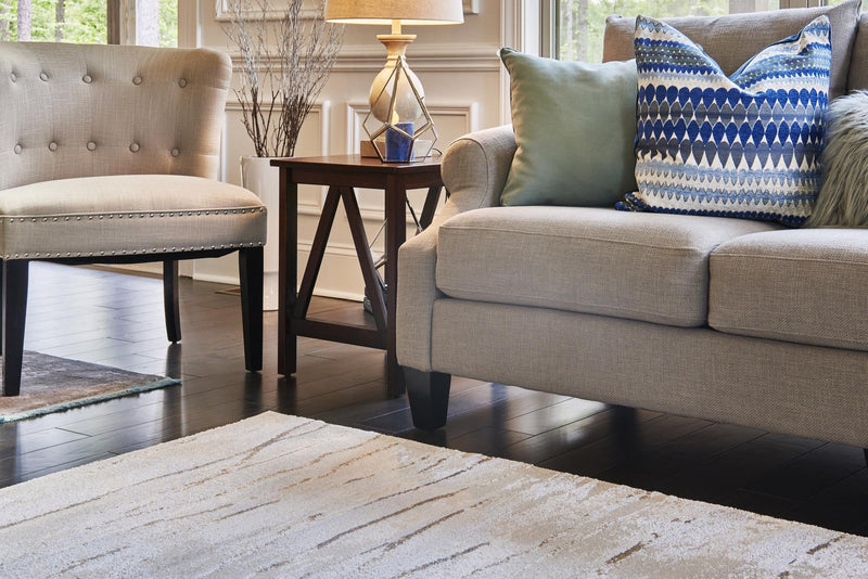 Serenade Oasis Collection Area Rug - Nirvana Rectangle Beige lifestyle 11