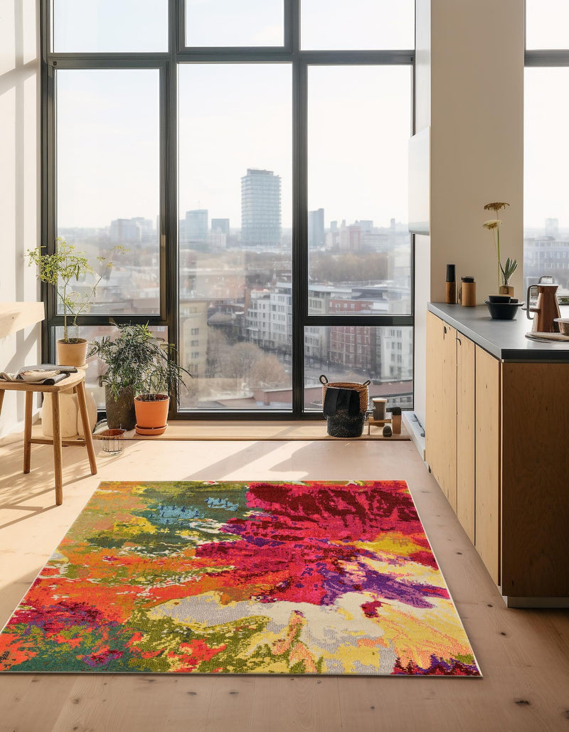 Marrakesh Elegance Collection Area Rug - Palais Rectangular Multi lifestyle 42