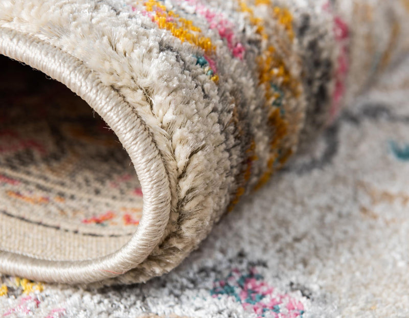 Serenade Oasis Collection Area Rug - Avalon Round Beige lifestyle 51