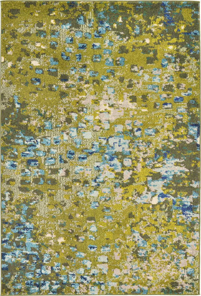 Sevilla Splendor Collection Area Rug - Alcazar Rectangle Green lifestyle 3