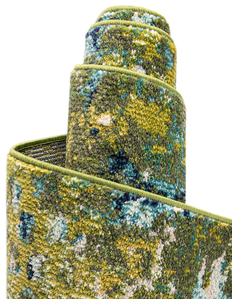 Sevilla Splendor Collection Area Rug - Alcazar Rectangle Green lifestyle 59