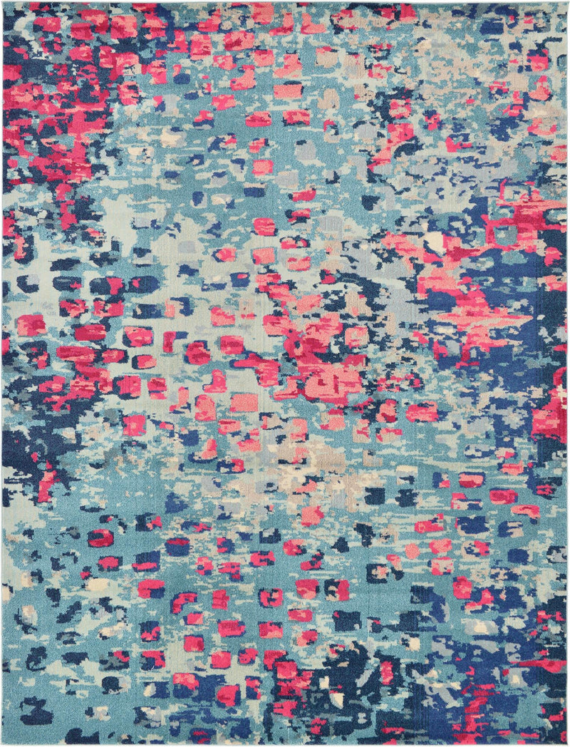 Sevilla Splendor Collection Area Rug - Alcazar Rectangle Blue lifestyle 2