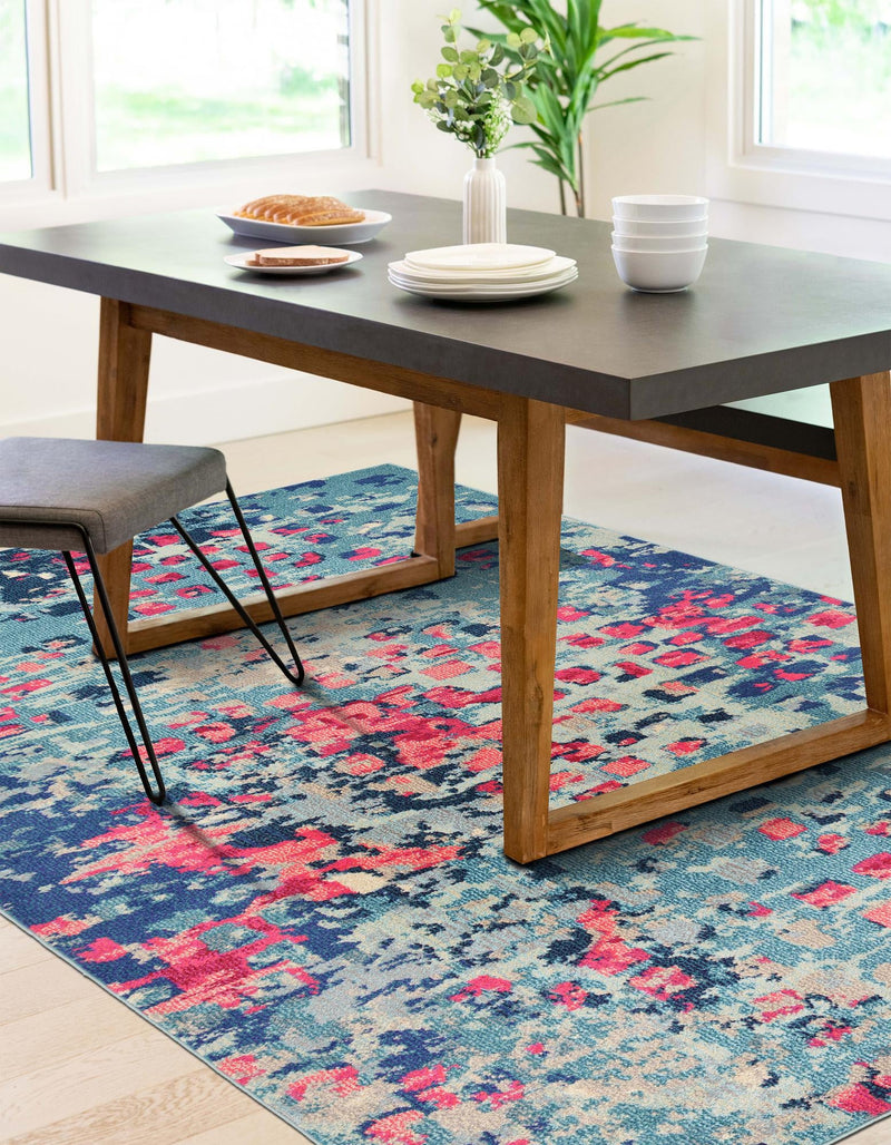 Sevilla Splendor Collection Area Rug - Alcazar Rectangle Blue lifestyle 8