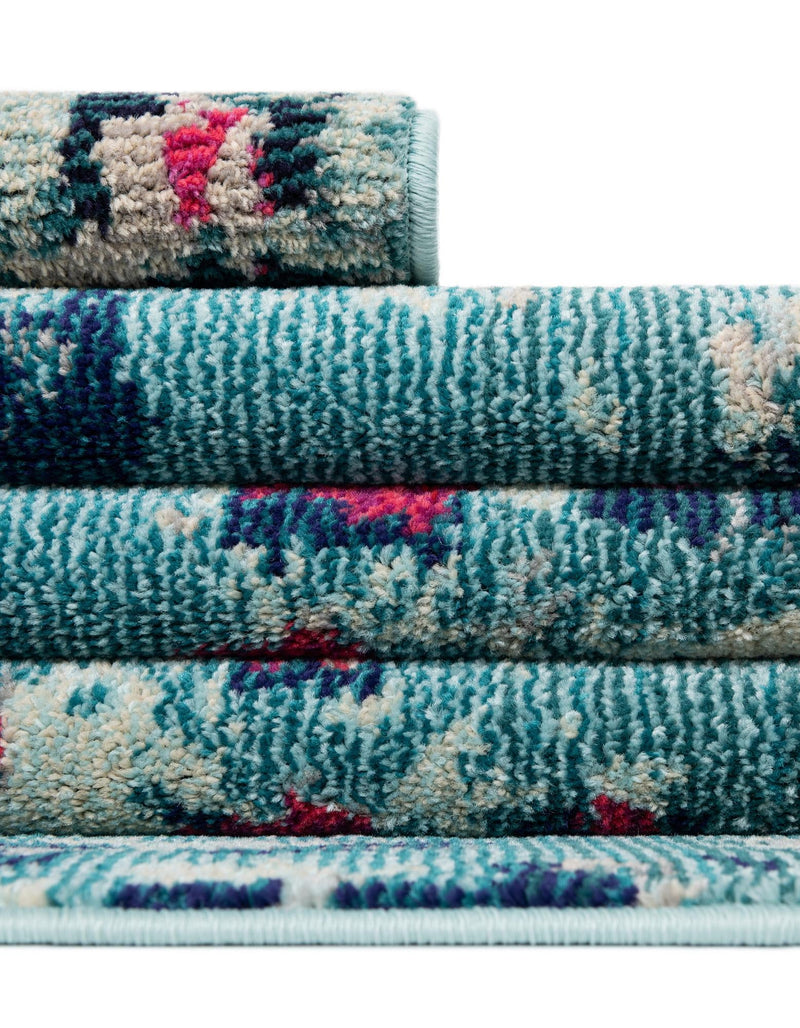 Sevilla Splendor Collection Area Rug - Alcazar Rectangle Blue lifestyle 63