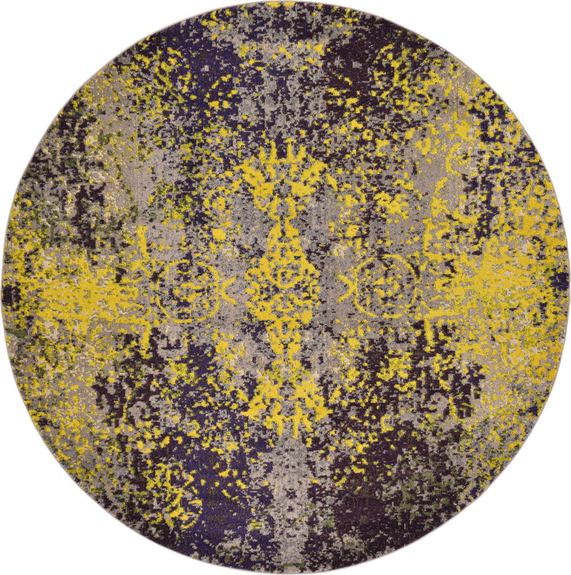 Marrakesh Elegance Collection Area Rug - Sefrou Round Multi lifestyle 11