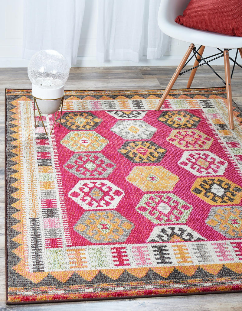 Sedona Vista Collection Area Rug - Gila Rectangle Red lifestyle 3