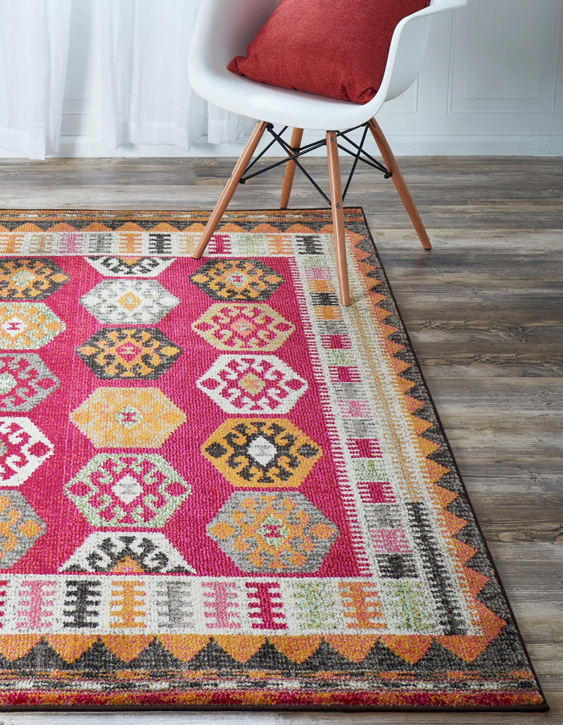Sedona Vista Collection Area Rug - Gila Rectangle Red lifestyle 4