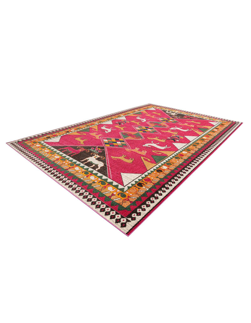 Sedona Vista Collection Area Rug - Nolina Rectangle Pink lifestyle 4