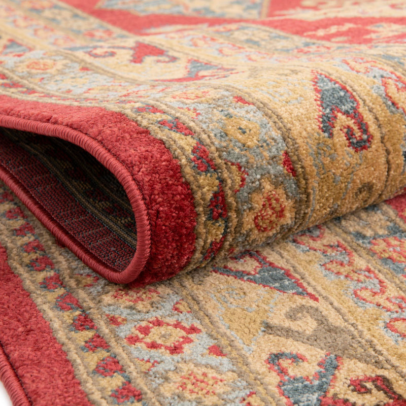 Persian Elegance Collection Area Rug - Kashan Runner Red lifestyle 24