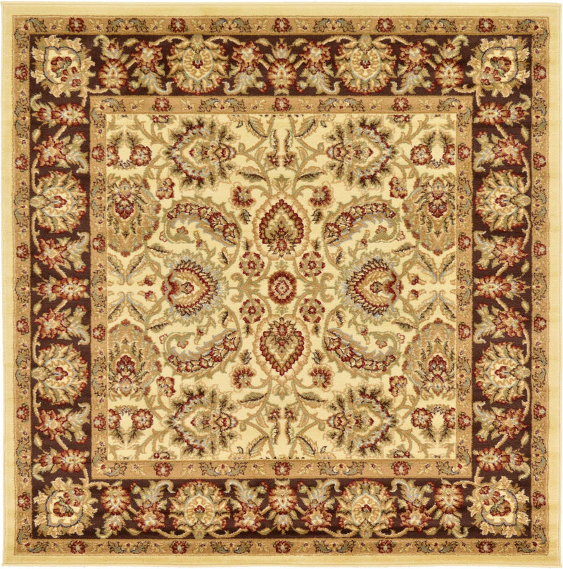 Jaipur Elegance Collection Area Rug - Gaitore Square Cream lifestyle 33