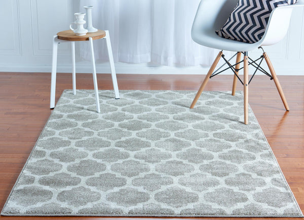 Lattice Gardens Collection Area Rug - Bloomfield (Light Brown) Rectangle Light Brown lifestyle 5