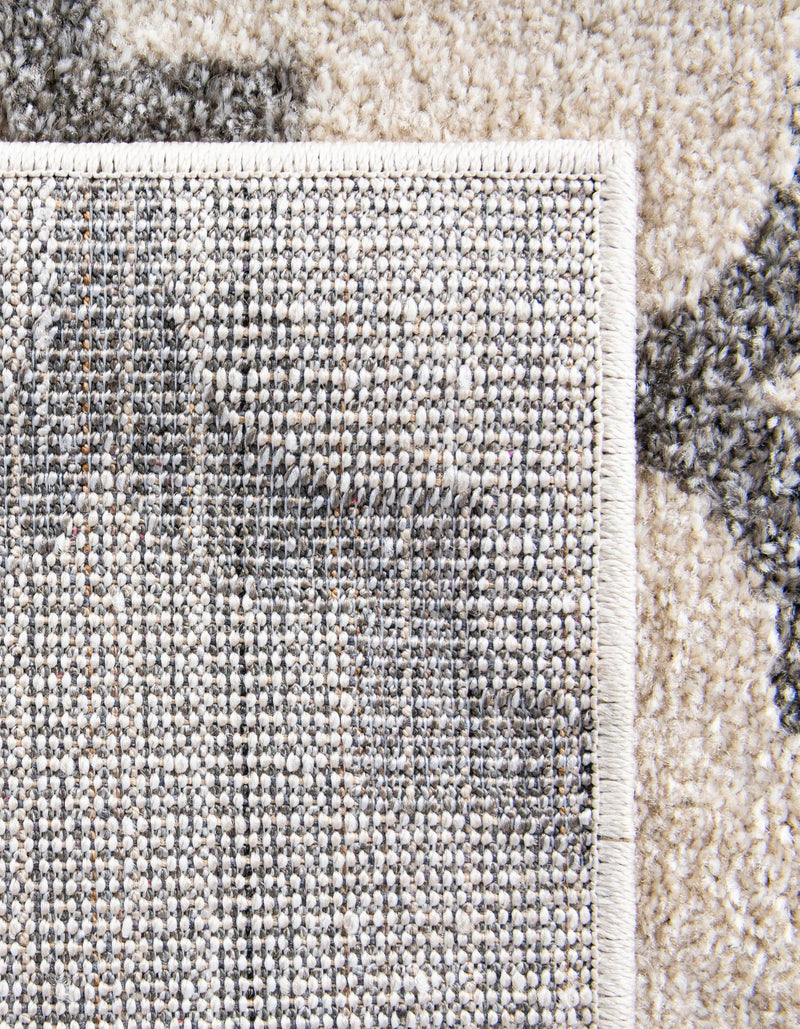 Lattice Gardens Collection Area Rug - Bloomfield (Beige and Gray) Square Beige and Gray lifestyle 63