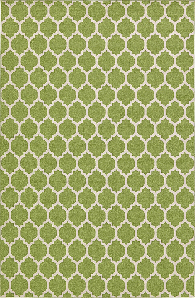 Lattice Gardens Collection Area Rug - Bloomfield (Light Green) Rectangular Light Green lifestyle 17