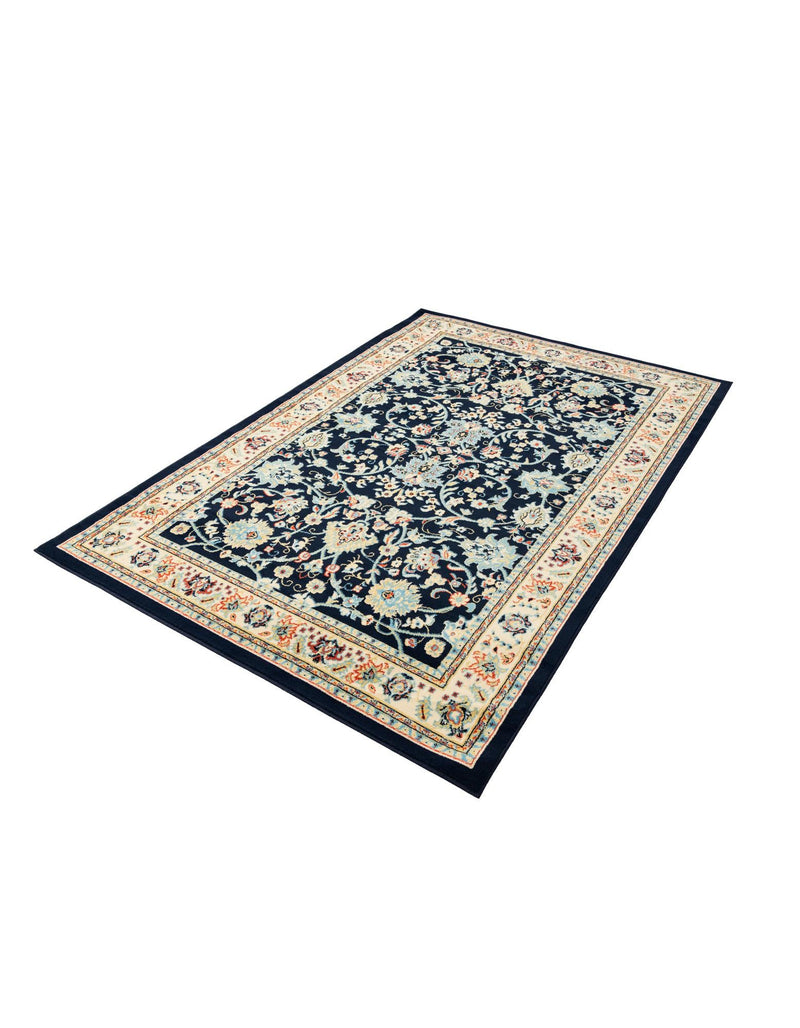 Isfahan Elegance Collection Area Rug - Naghsh-e Jahan (Navy Blue) Rectangle Navy Blue lifestyle 9