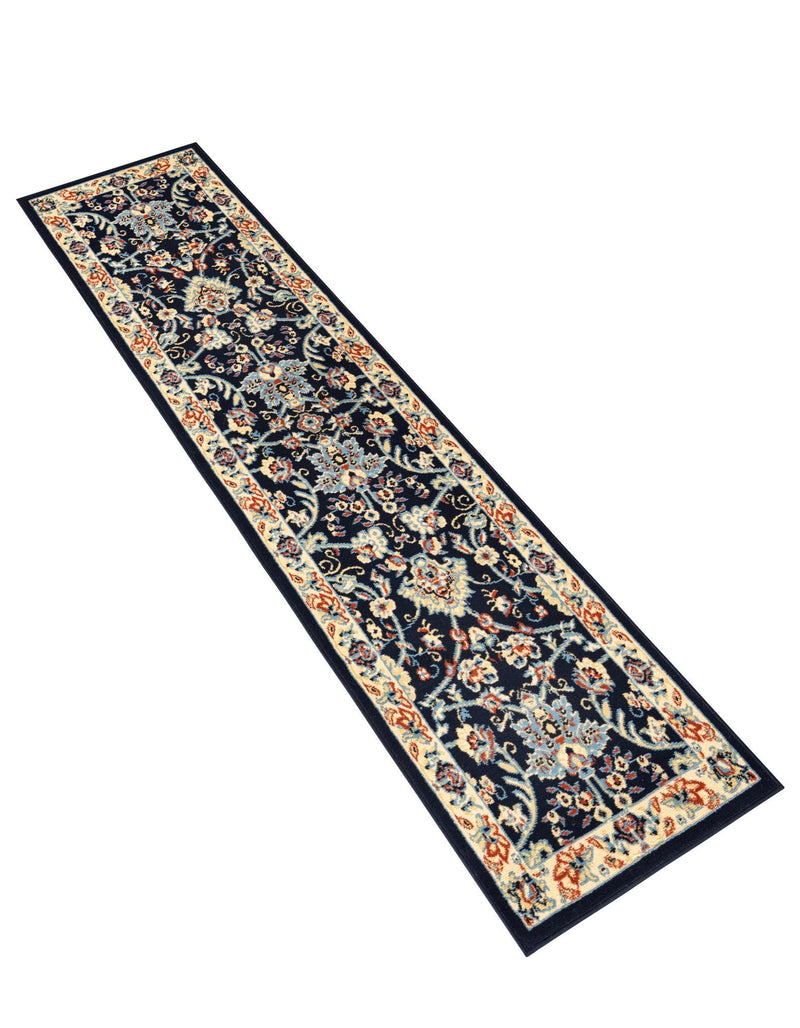 Isfahan Elegance Collection Area Rug - Naghsh-e Jahan (Navy Blue) Runner Navy Blue lifestyle 34