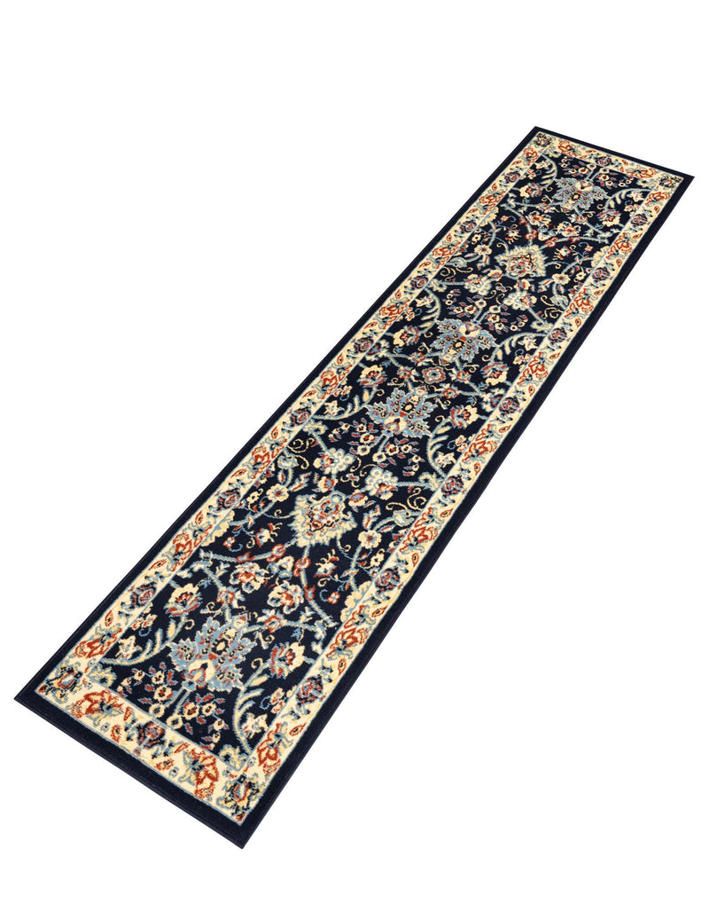 Isfahan Elegance Collection Area Rug - Naghsh-e Jahan (Navy Blue) Runner Navy Blue lifestyle 35