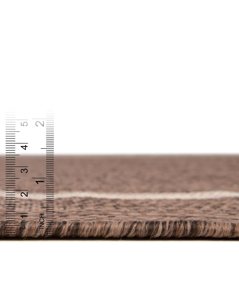 Patio Perimeter Collection Area Rug - Veranda (Brown) Rectangle Brown lifestyle 37
